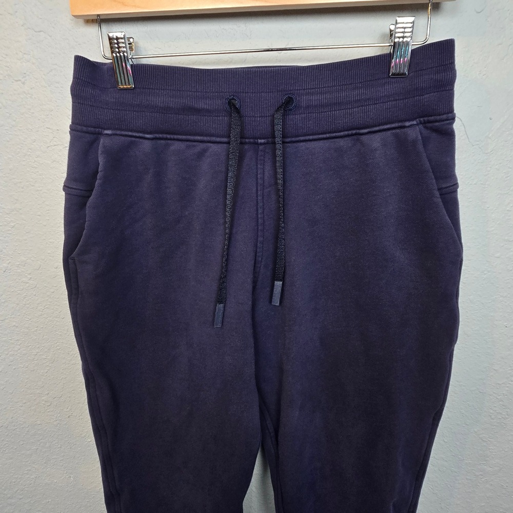 Lululemon Warm‎ Down Joggers Womens 6 Navy Blue Sweatpants - Picture 5 of 6